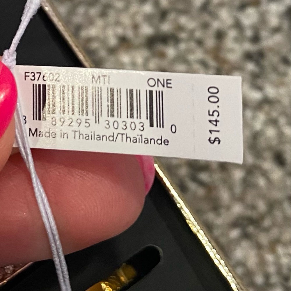 Coach Multi-color Pave box Bangle Bracelet set (3piece) - Picture 2 of 6